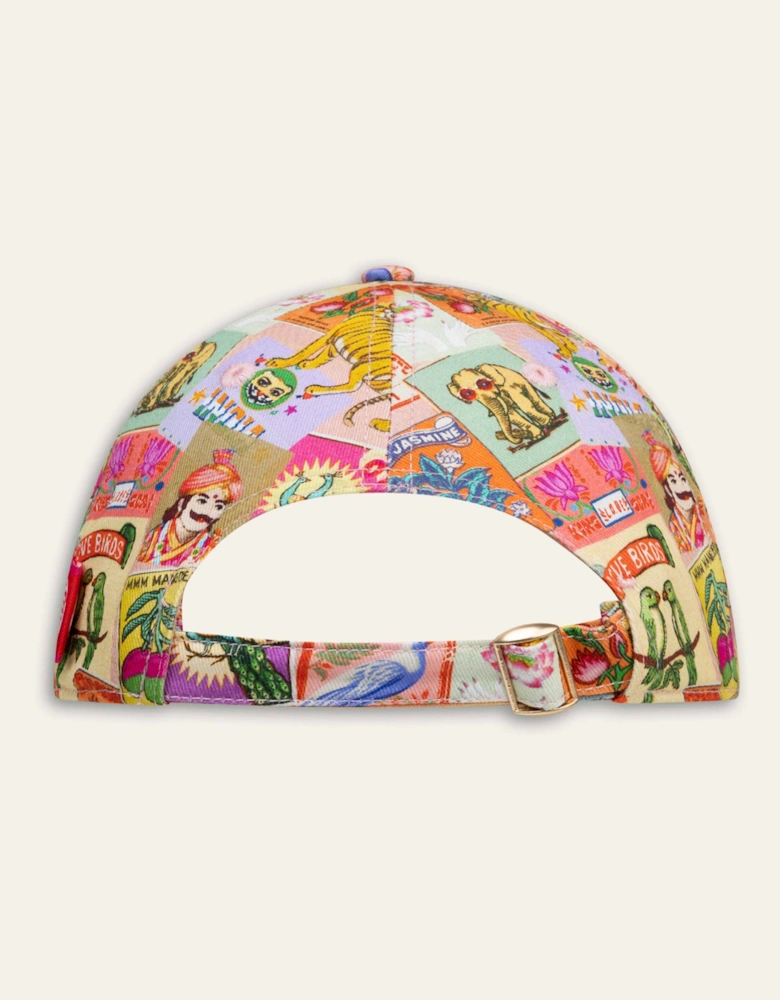 Girls Pink India Inspired Print Cap