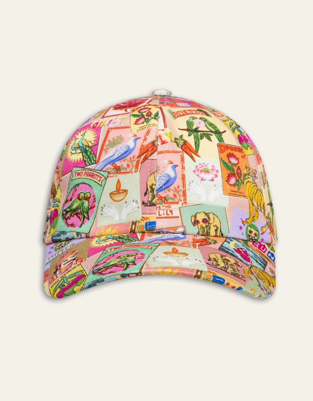 Girls Pink India Inspired Print Cap