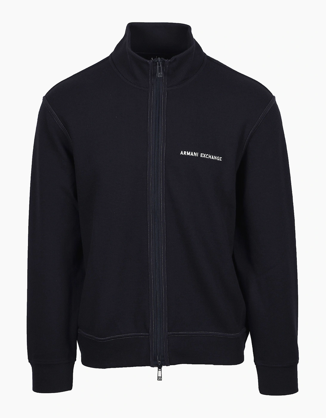 Armani Exchange Men's Navy Full Zip Sweatshirt Deep - : 44 Size 2XL