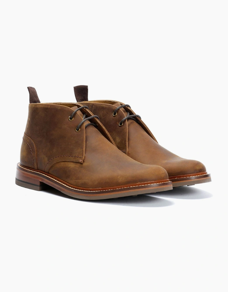 Chapman & Moore Country Chukka Oiled Leather Men's Tan Boots