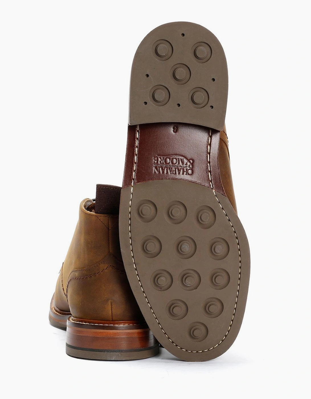 Chapman & Moore Country Chukka Oiled Leather Men's Tan Boots
