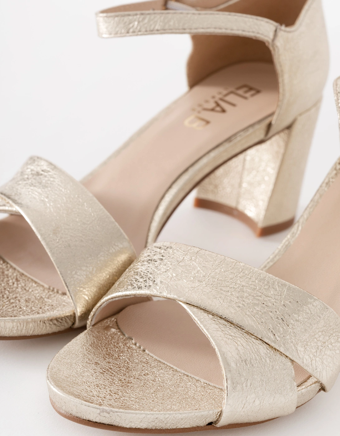 Hallie Womens Heeled Sandal - Platino