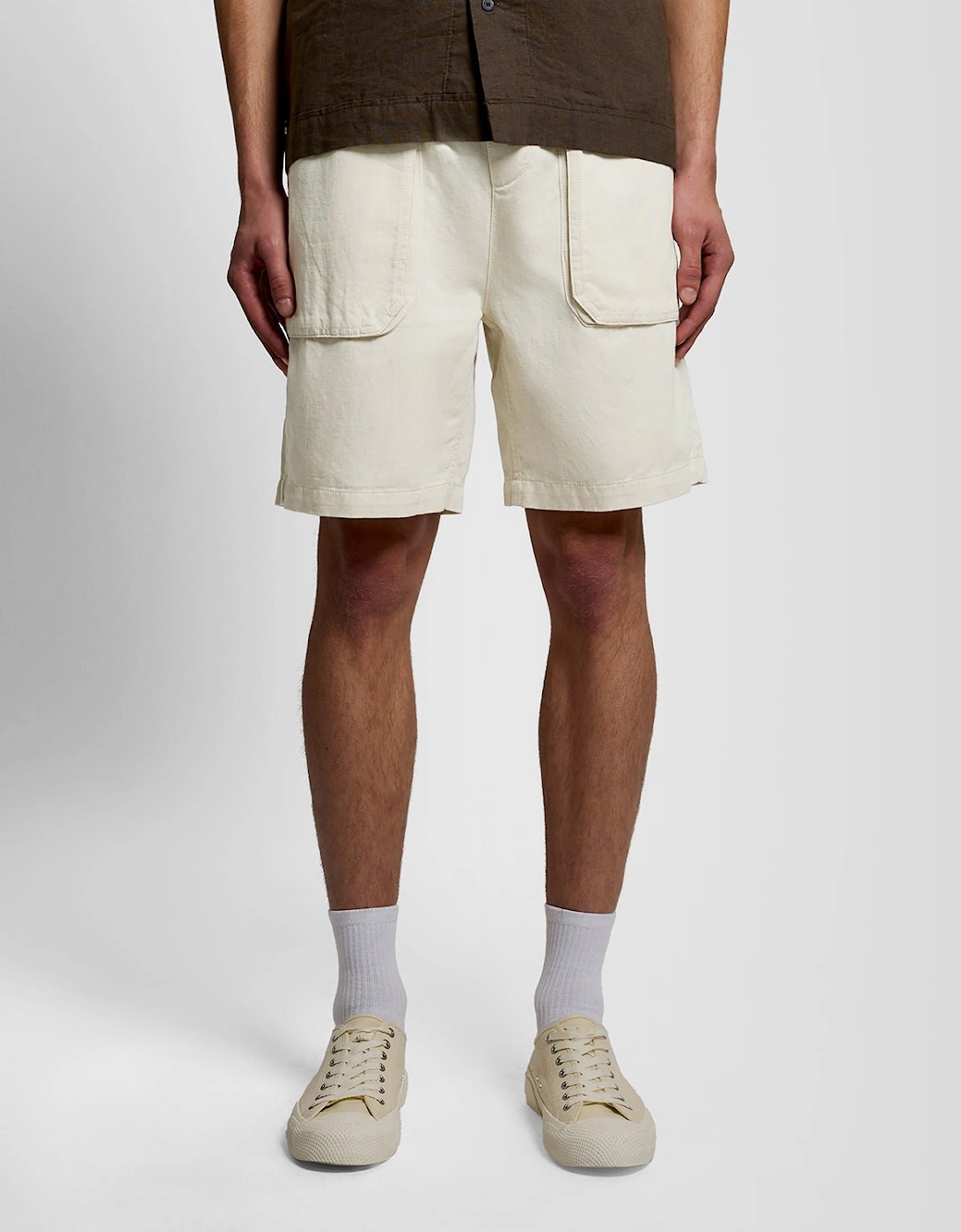 Linen Blend Shorts