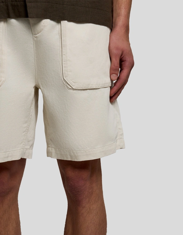 Linen Blend Shorts