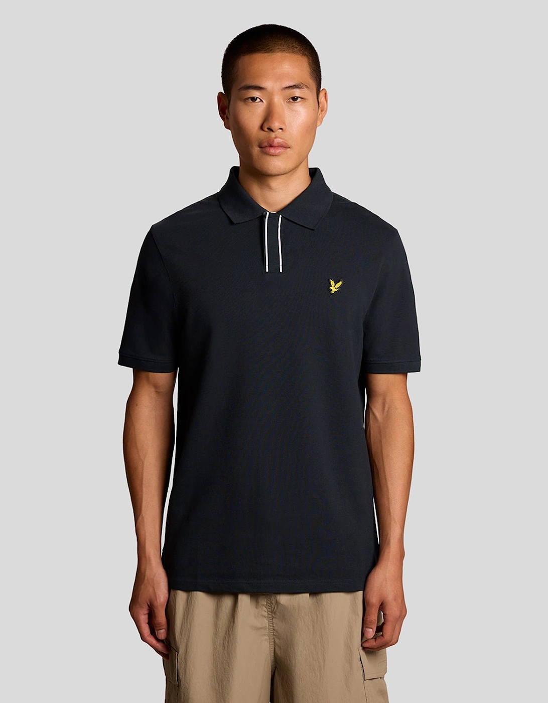 Placket Tipped Polo Shirt