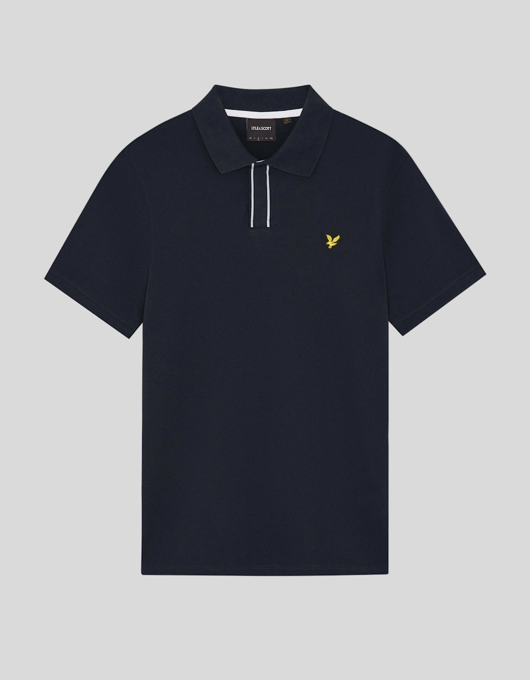 Lyle And Scott Men's Placket Tipped Polo Shirt  44/Regular 2XL