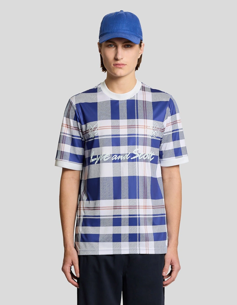 Tartan Check Football Shirt