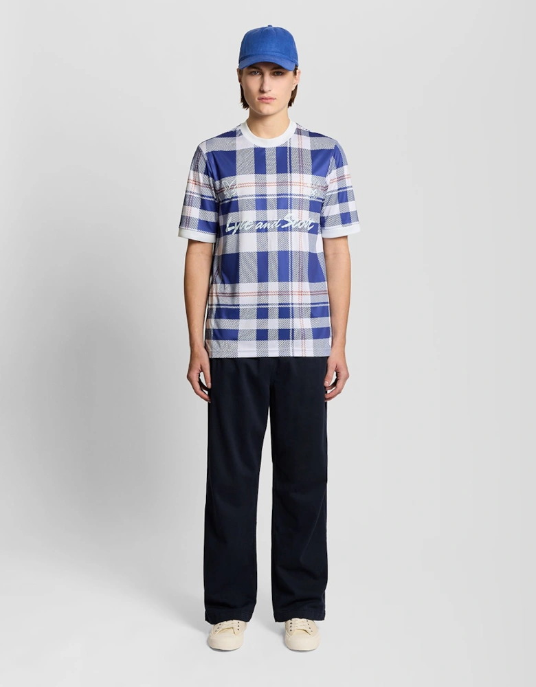 Tartan Check Football Shirt