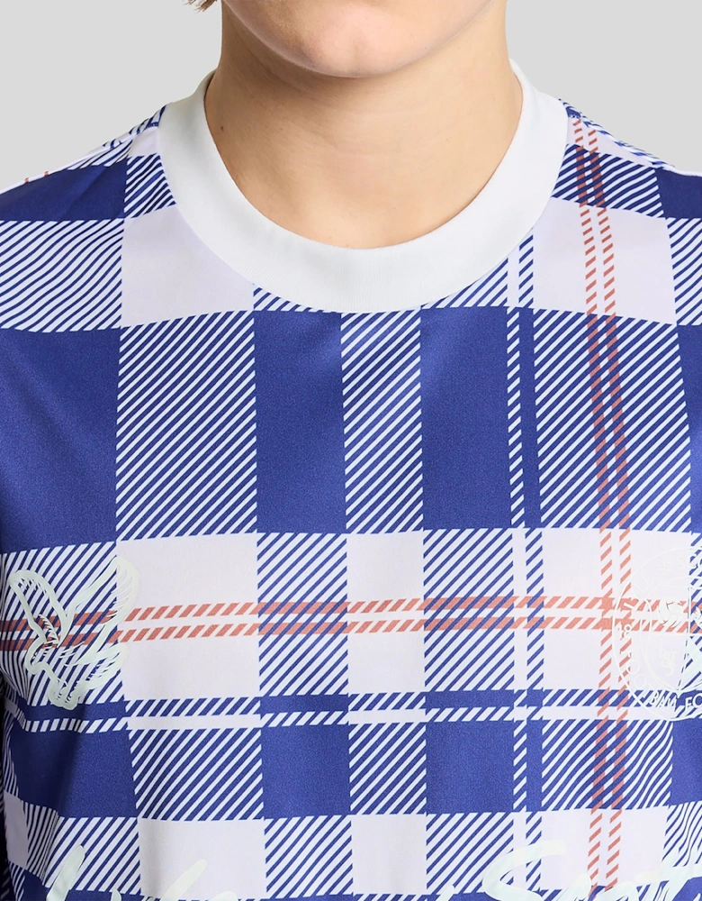 Tartan Check Football Shirt