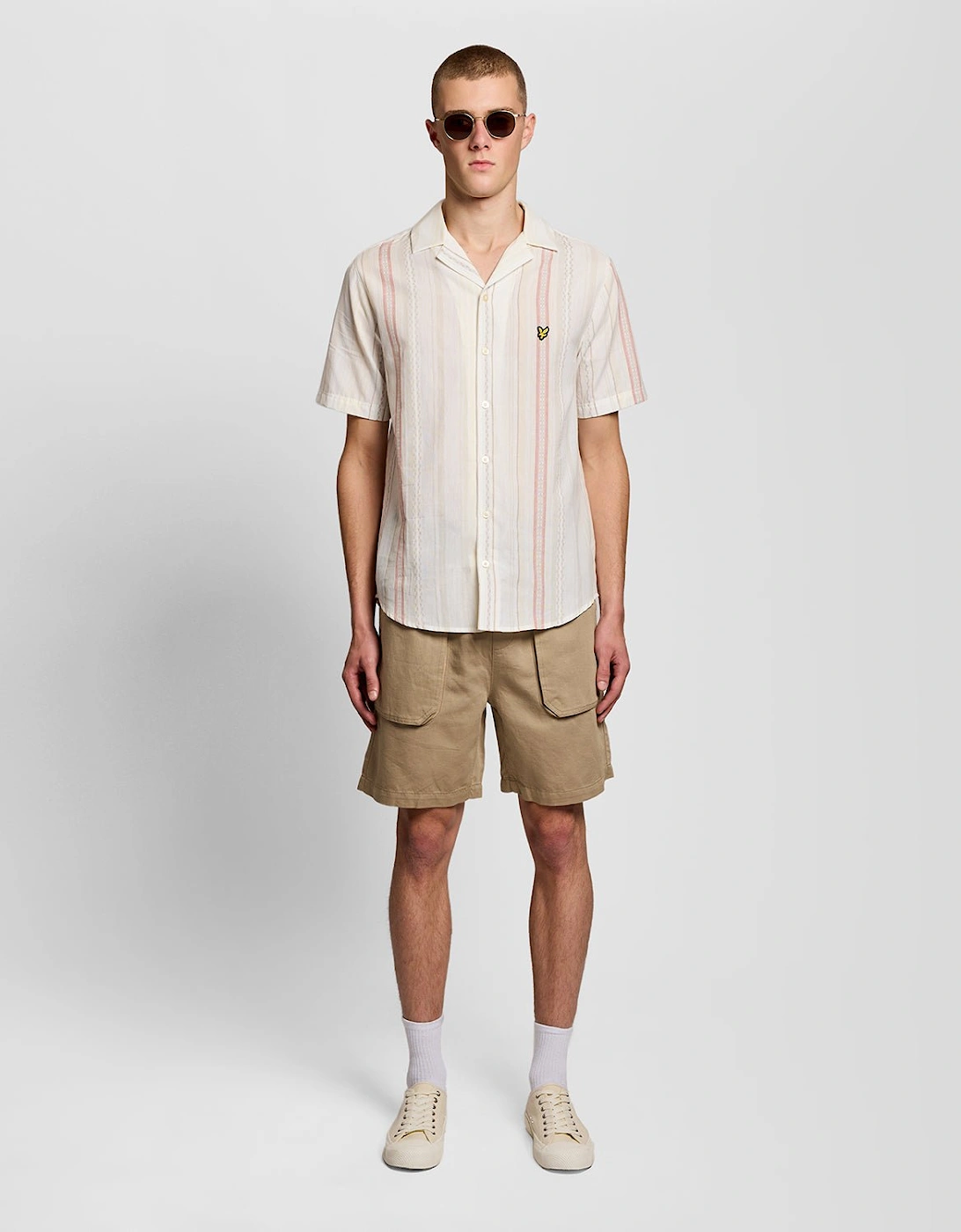 Lyle And Scott Men's Light Linen Blend Shorts  32/30/31 S