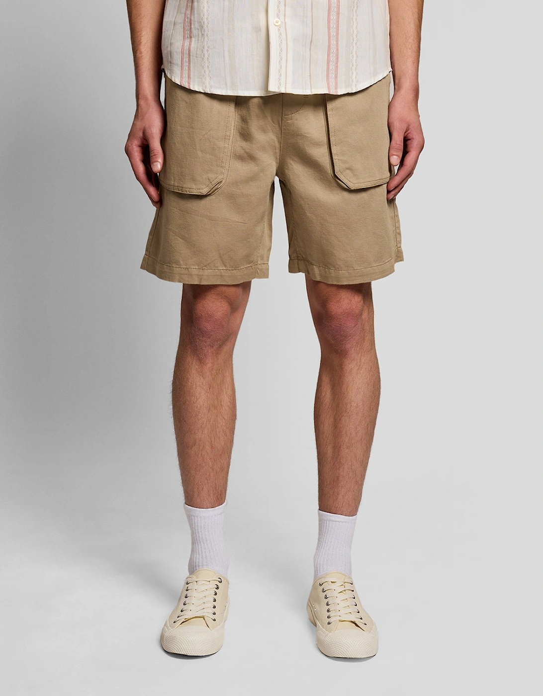 Linen Blend Shorts