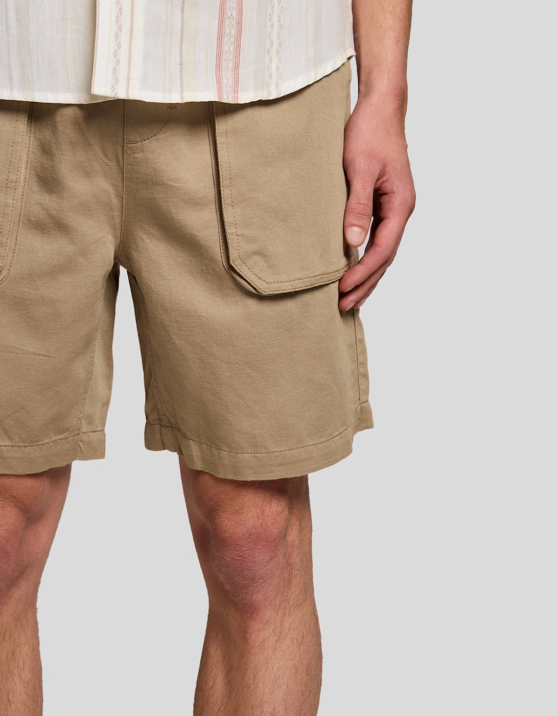 Linen Blend Shorts