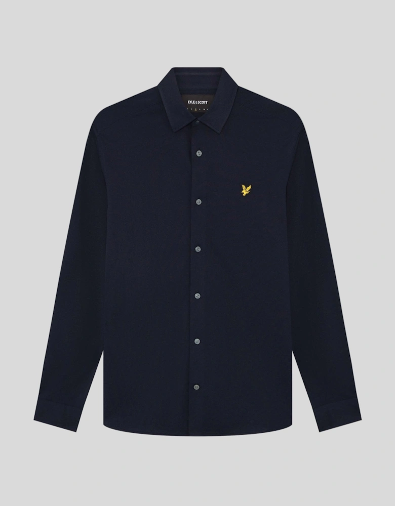 Cotton Oxford Jersey Shirt