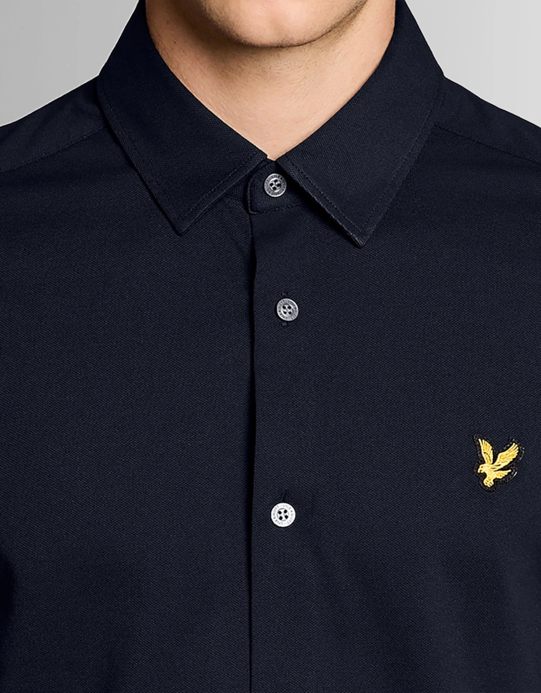 Cotton Oxford Jersey Shirt