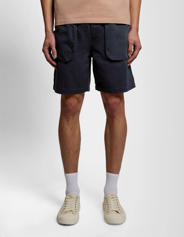 Linen Blend Shorts