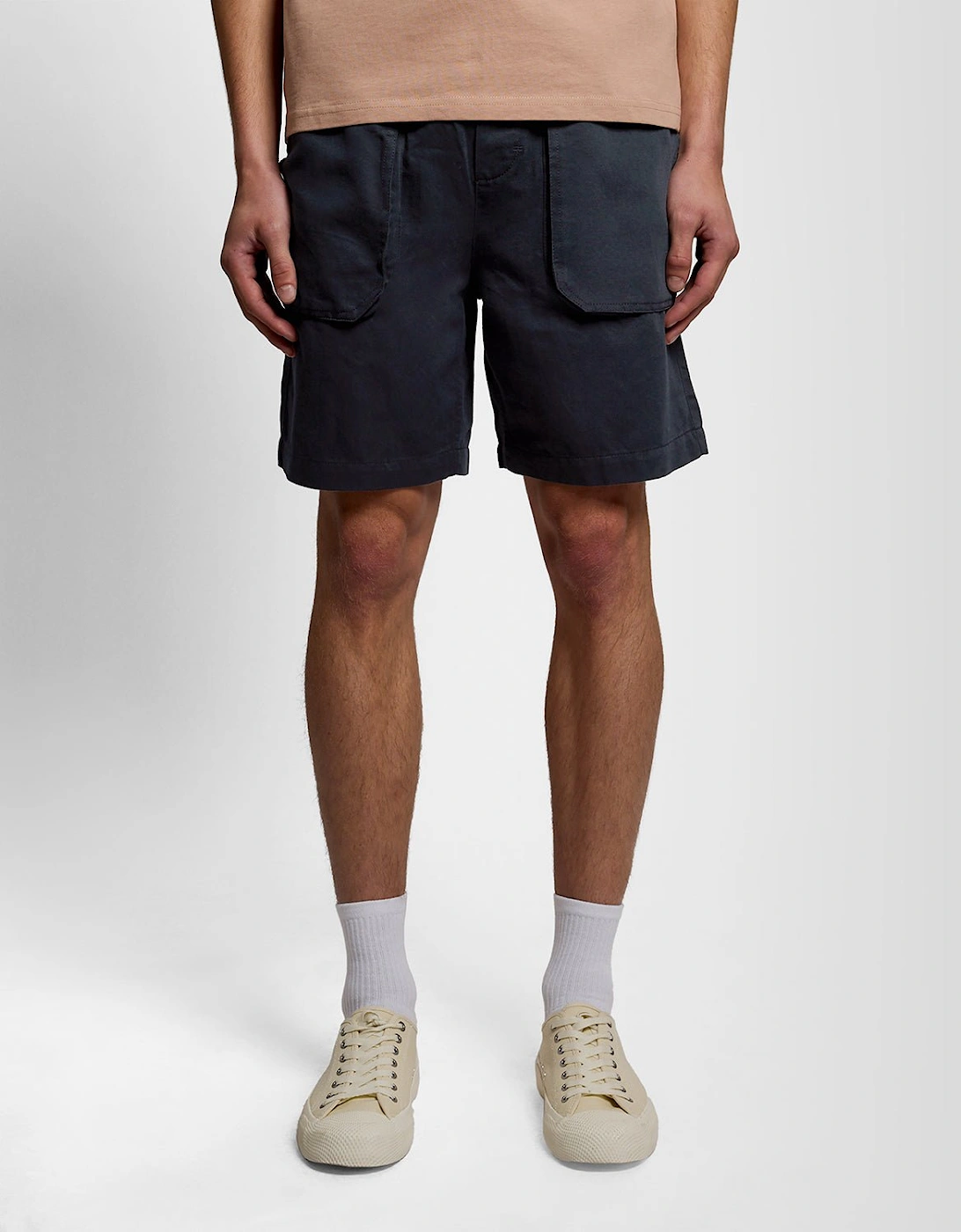 Linen Blend Shorts