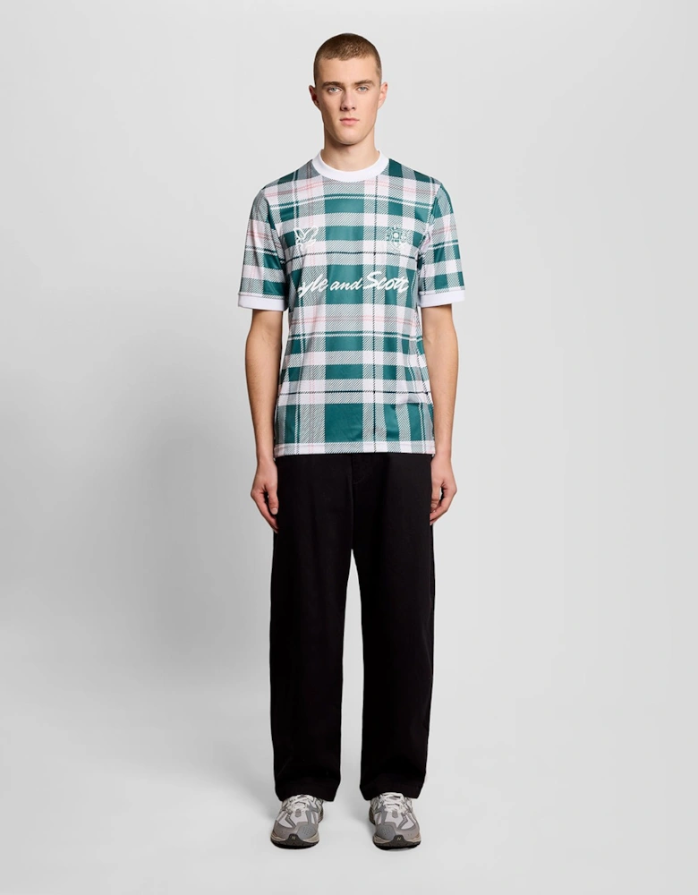 Tartan Check Football Shirt
