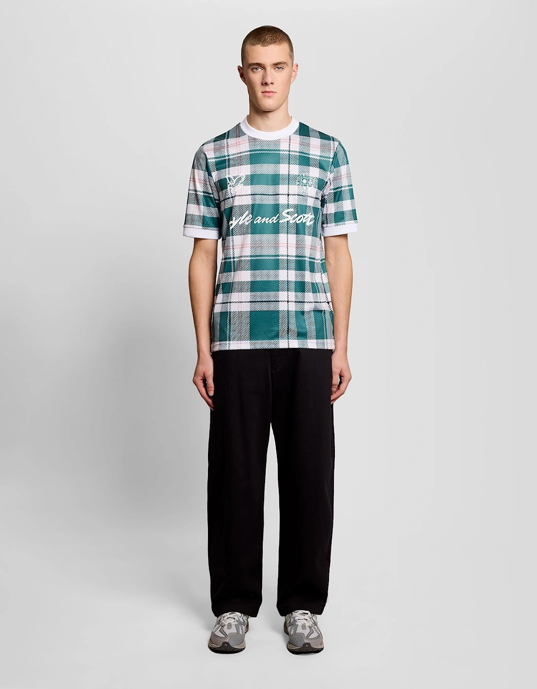 Tartan Check Football Shirt