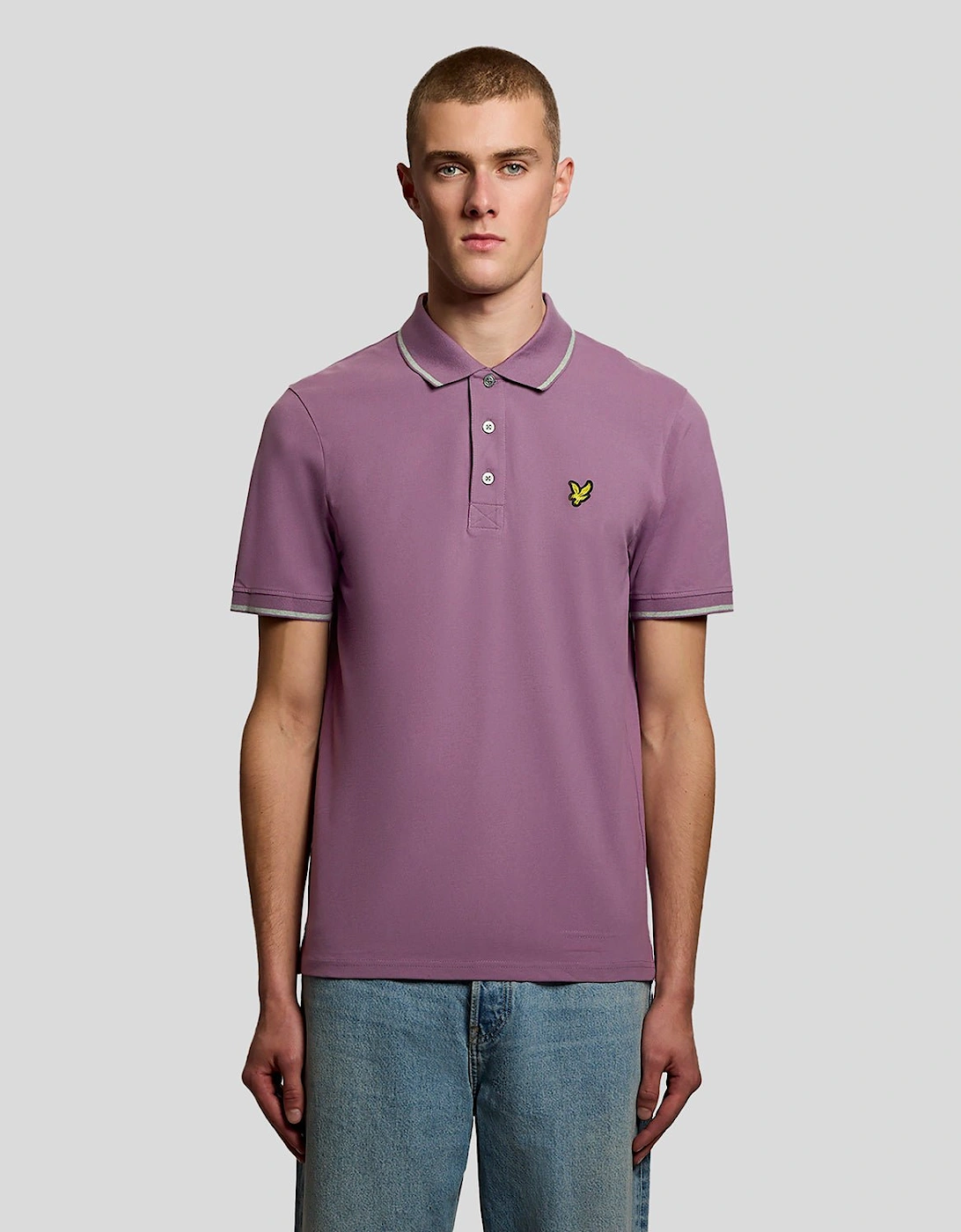 Lyle And Scott Men's Tipped Polo Shirt  36 S