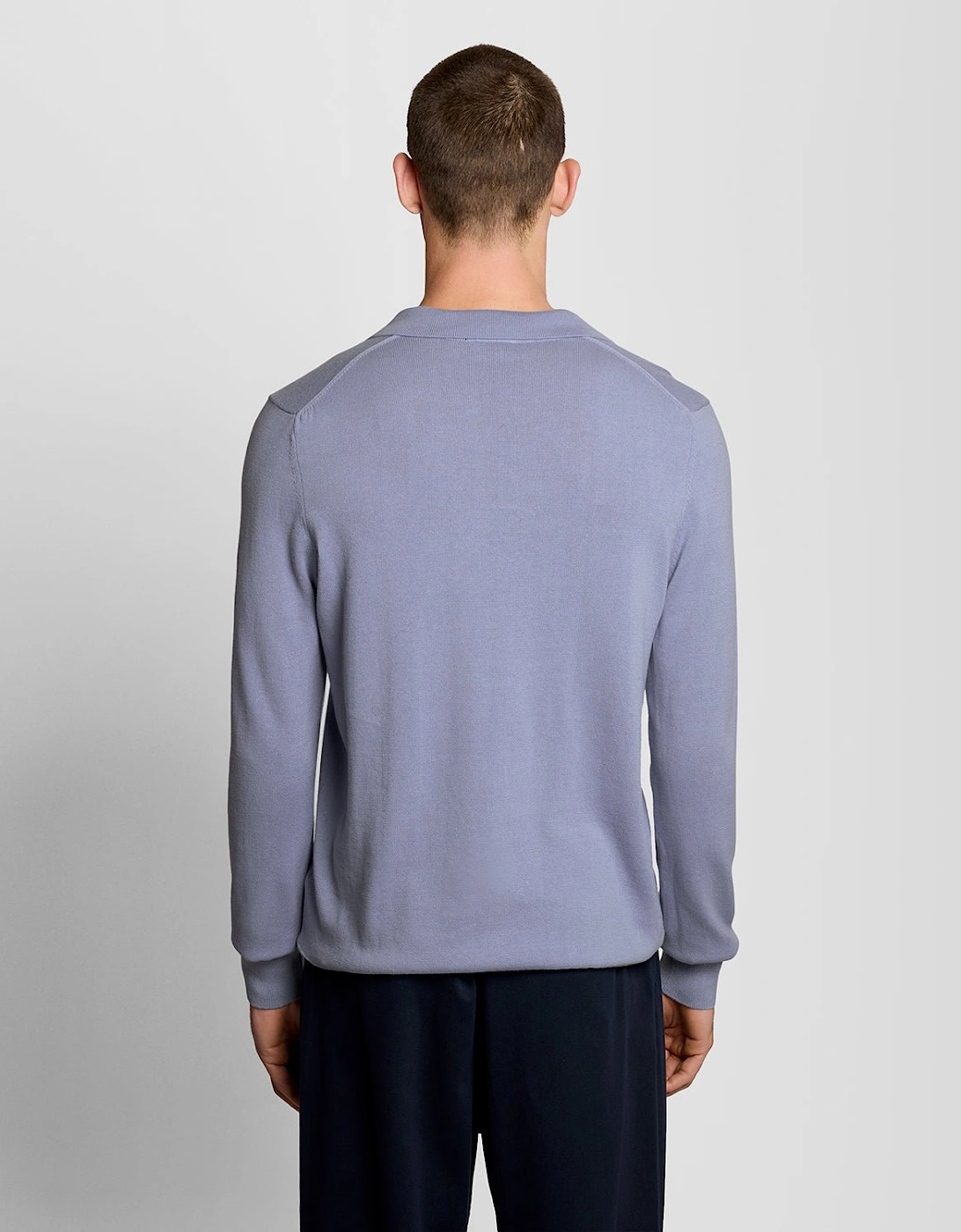 Cotton Polo-Collar Jumper