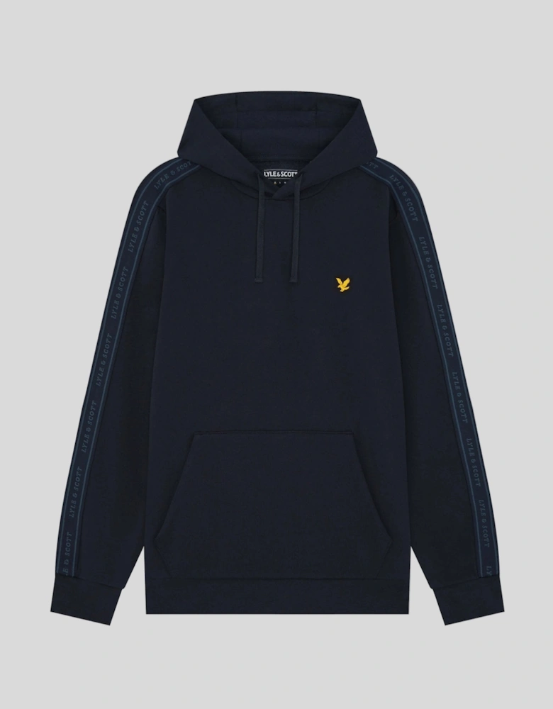Sports Tape Cotton Blend Hoodie