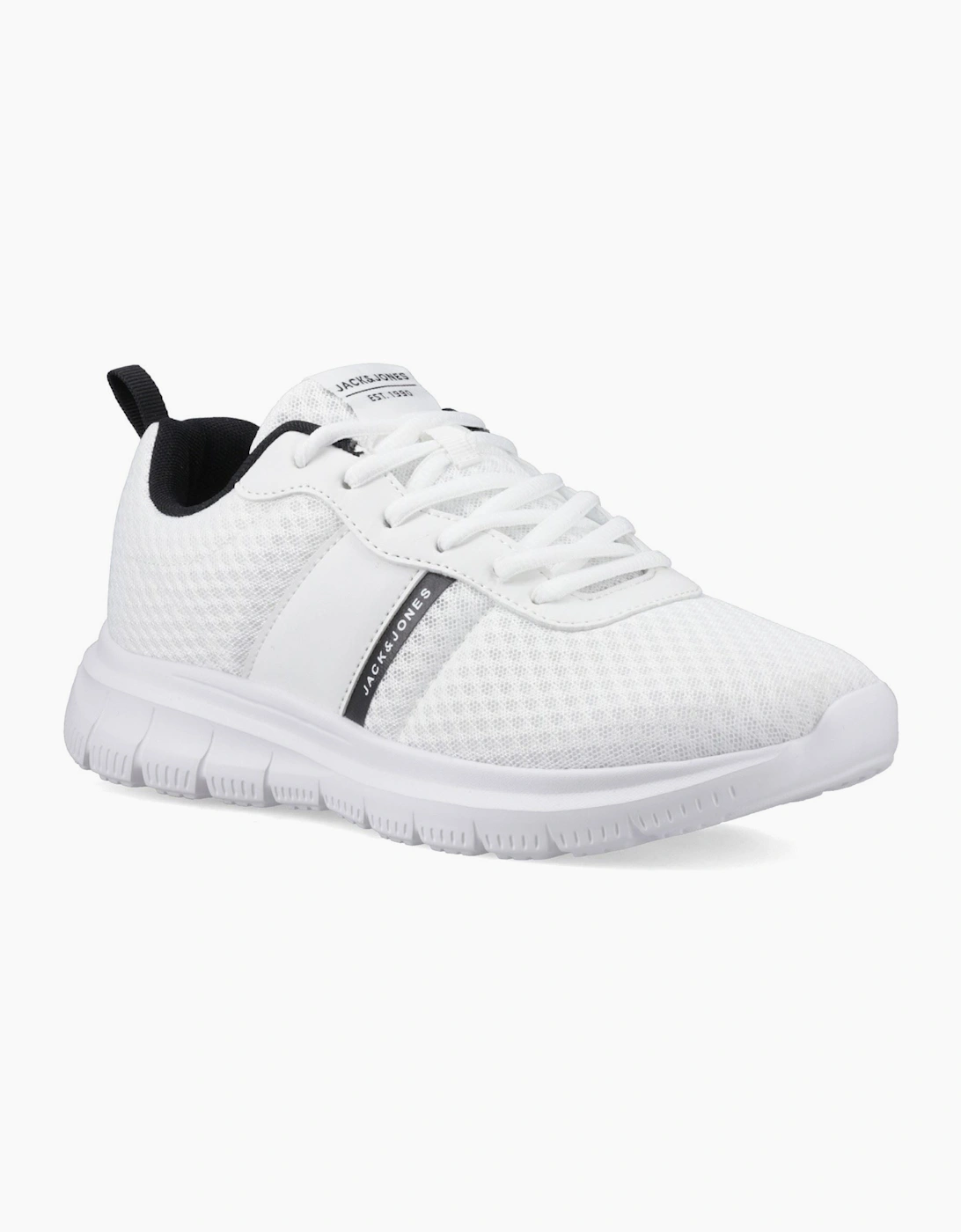 Taylor Mesh Polyurethane Men's White Standard Trainers, 6 of 5