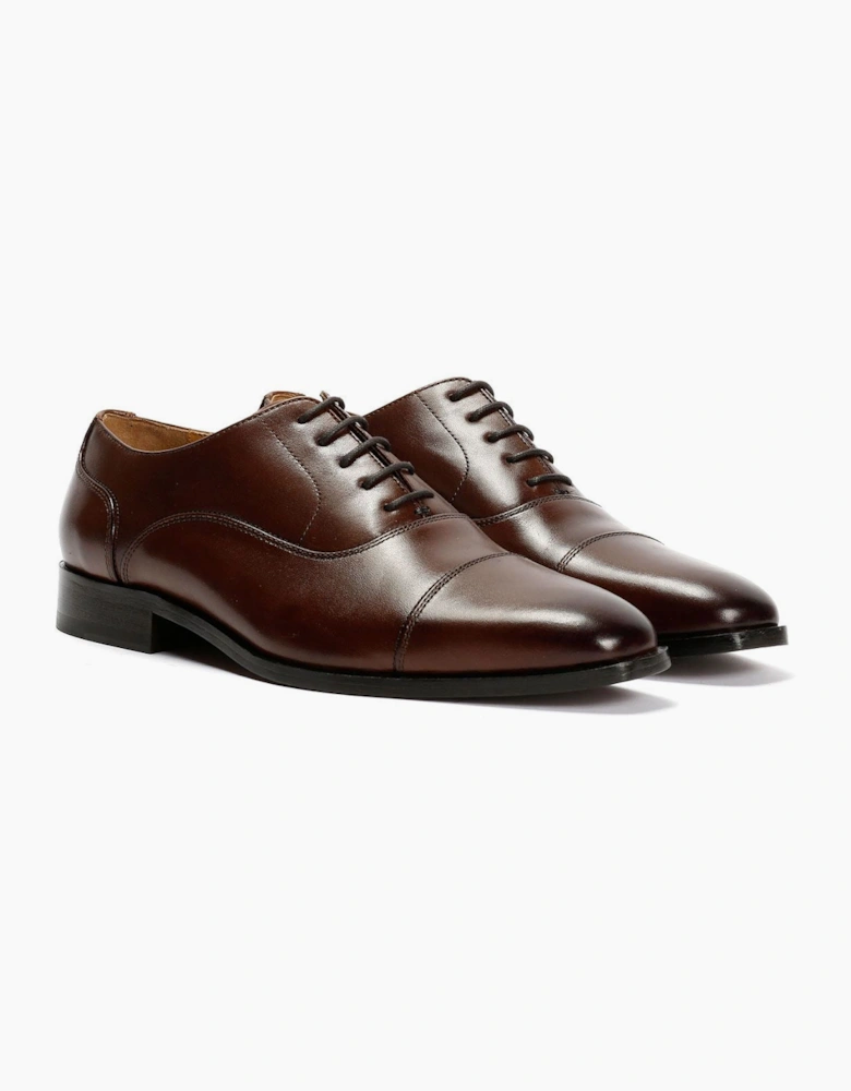 Chapman & Moore Toe Cap Oxford Leather Men's Chocolate Shoes