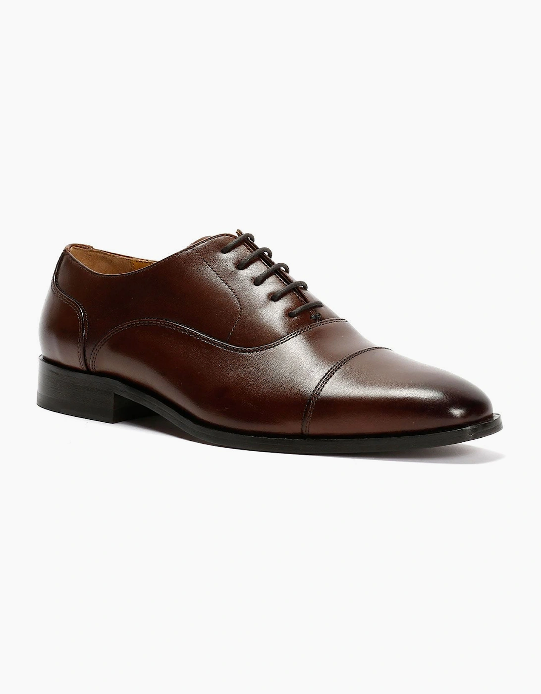 Chapman & Moore Toe Cap Oxford Leather Men's Chocolate Shoes