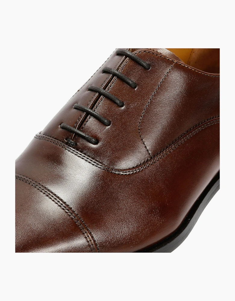 Chapman & Moore Toe Cap Oxford Leather Men's Chocolate Shoes