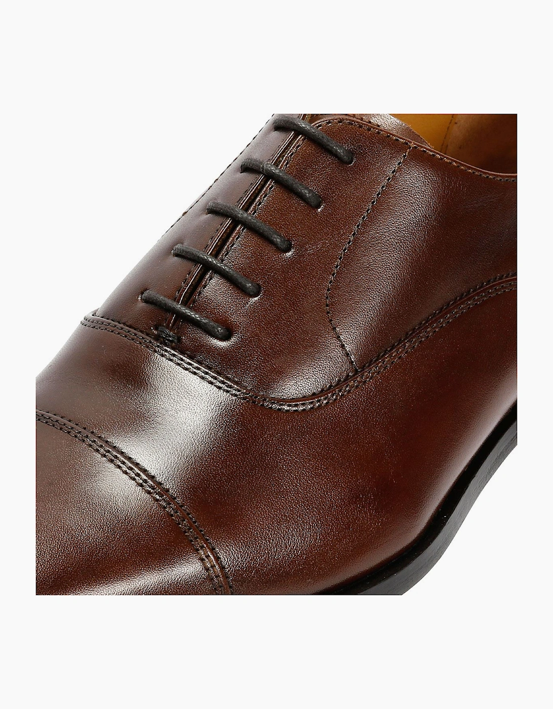 Chapman & Moore Toe Cap Oxford Leather Men's Chocolate Shoes