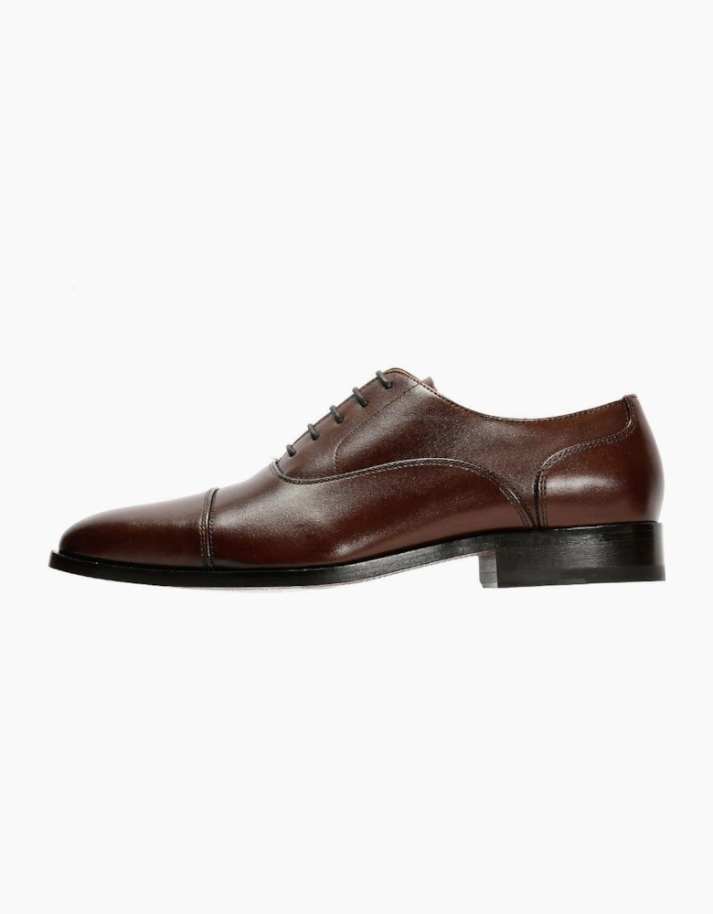 Chapman & Moore Toe Cap Oxford Leather Men's Chocolate Shoes