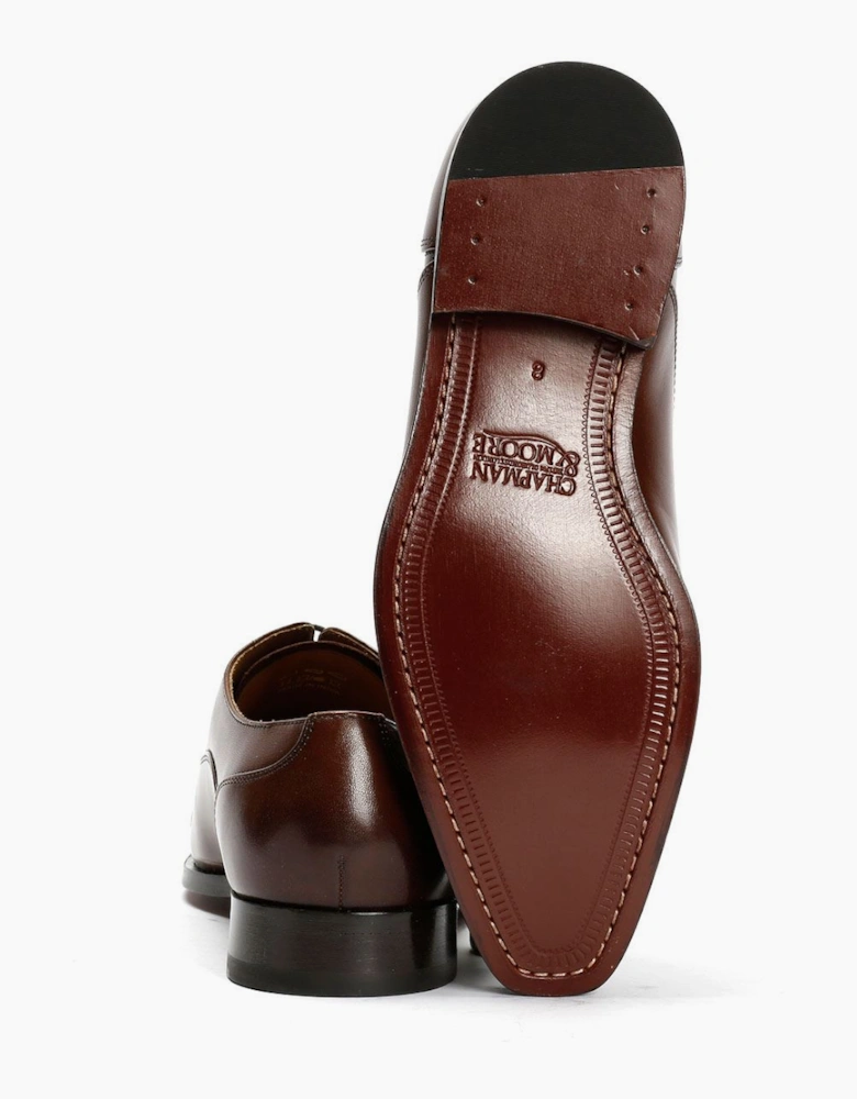 Chapman & Moore Toe Cap Oxford Leather Men's Chocolate Shoes