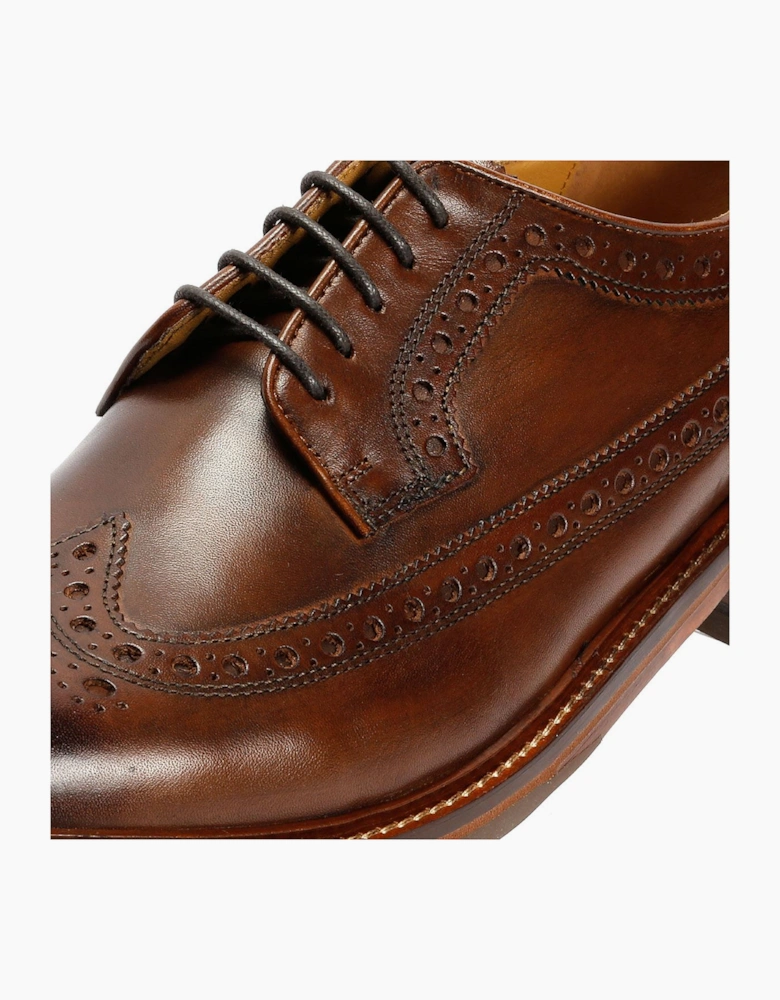 Chapman & Moore Longwing Brogue Country Leather Men's Choco Shoes