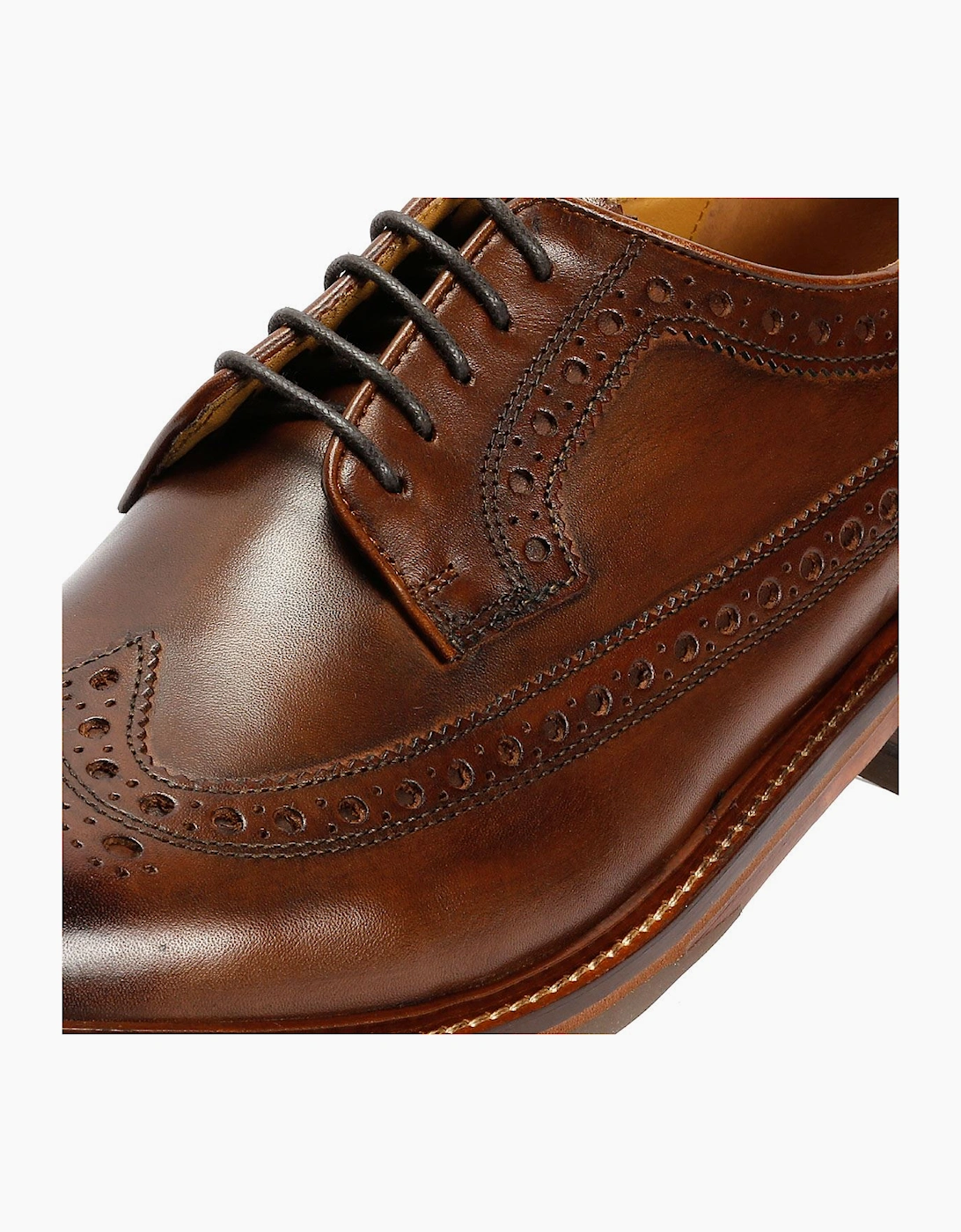 Chapman & Moore Longwing Brogue Country Leather Men's Choco Shoes