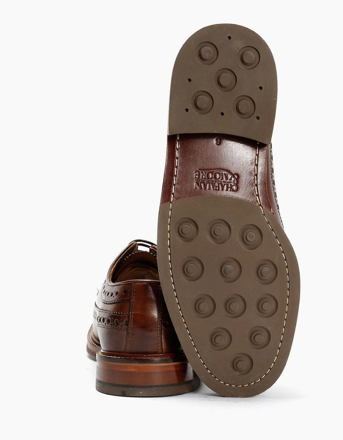 Chapman & Moore Longwing Brogue Country Leather Men's Choco Shoes