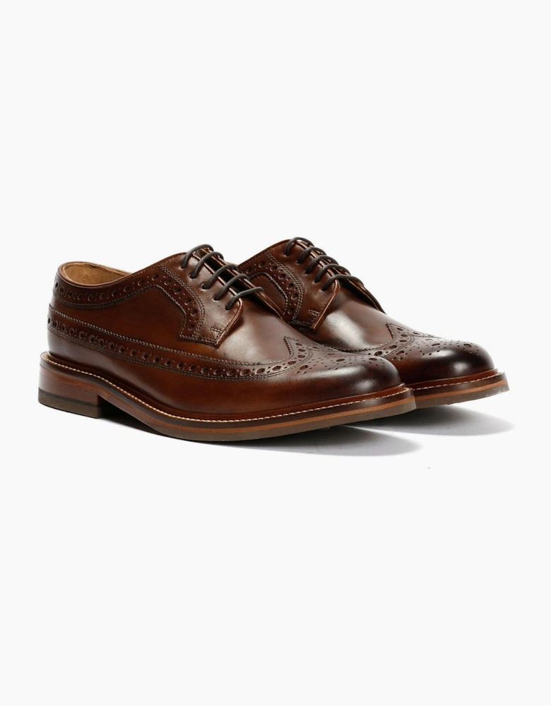 Chapman & Moore Longwing Brogue Country Leather Men's Choco Shoes