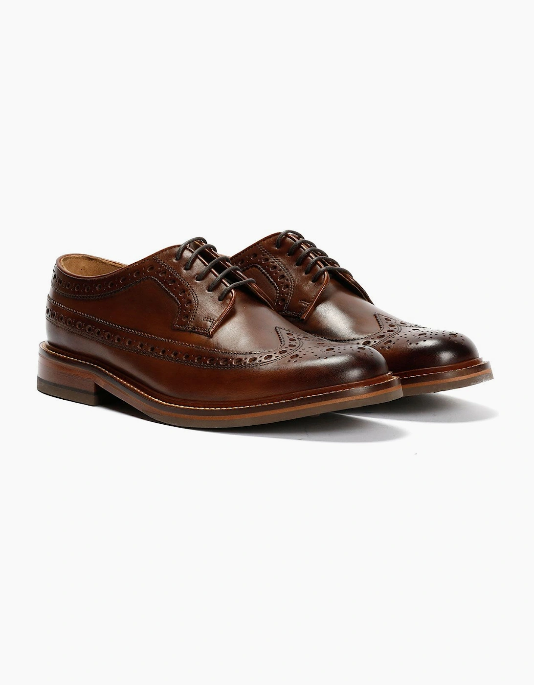 Chapman & Moore Longwing Brogue Country Leather Men's Choco Shoes
