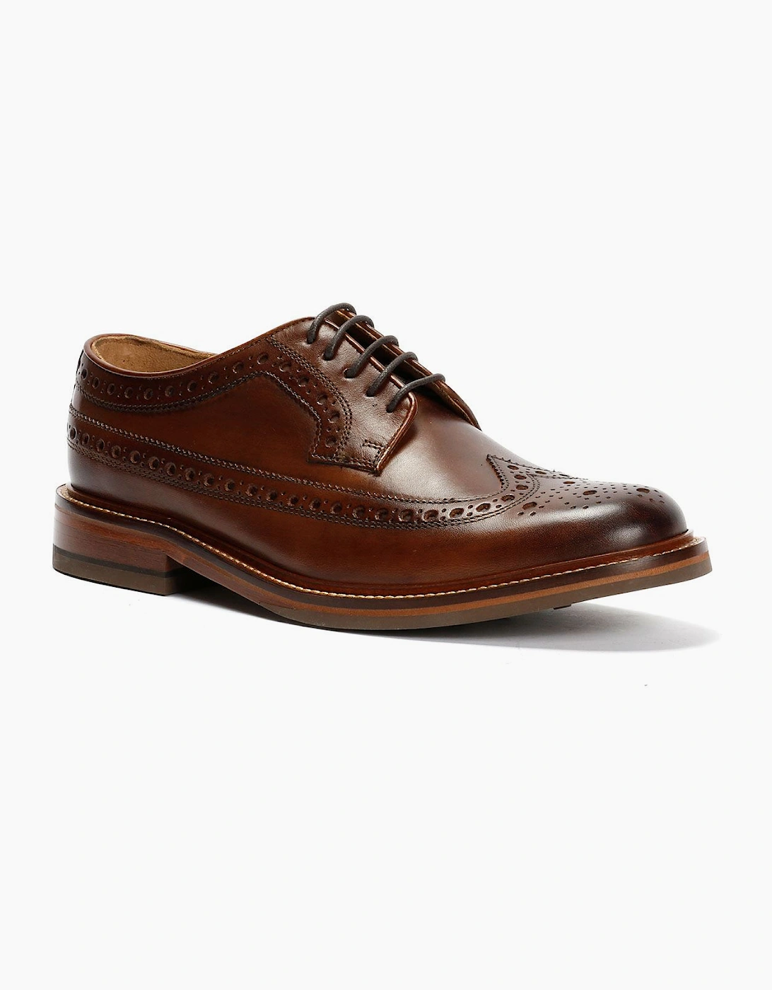 Chapman & Moore Longwing Brogue Country Leather Men's Choco Shoes