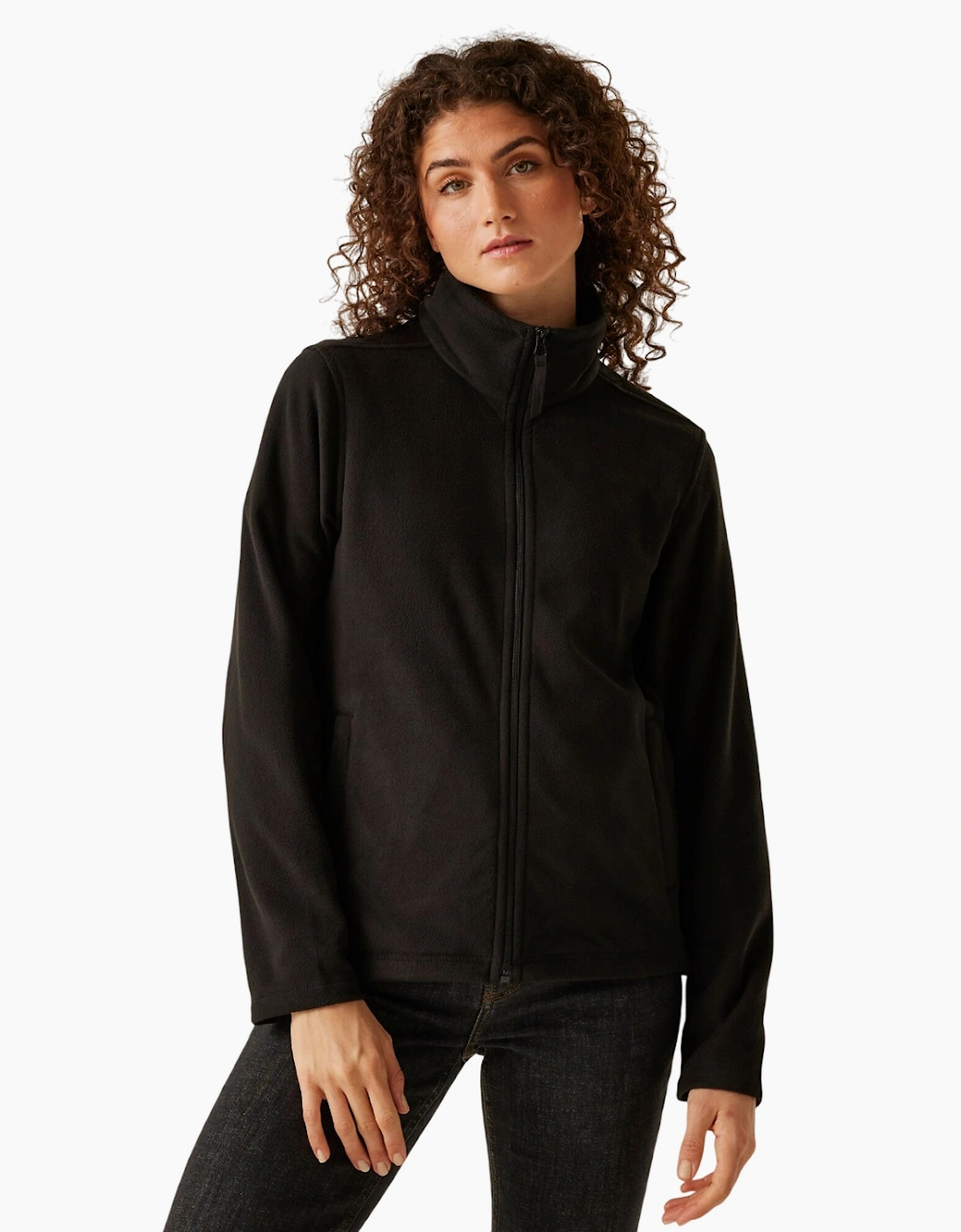 Womens/Ladies Micro Full Zip Fleece Jacket, 5 of 4