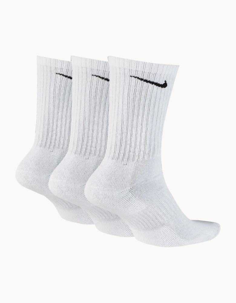 Unisex Adult Everyday Cushioned Crew Socks (Pack of 3)