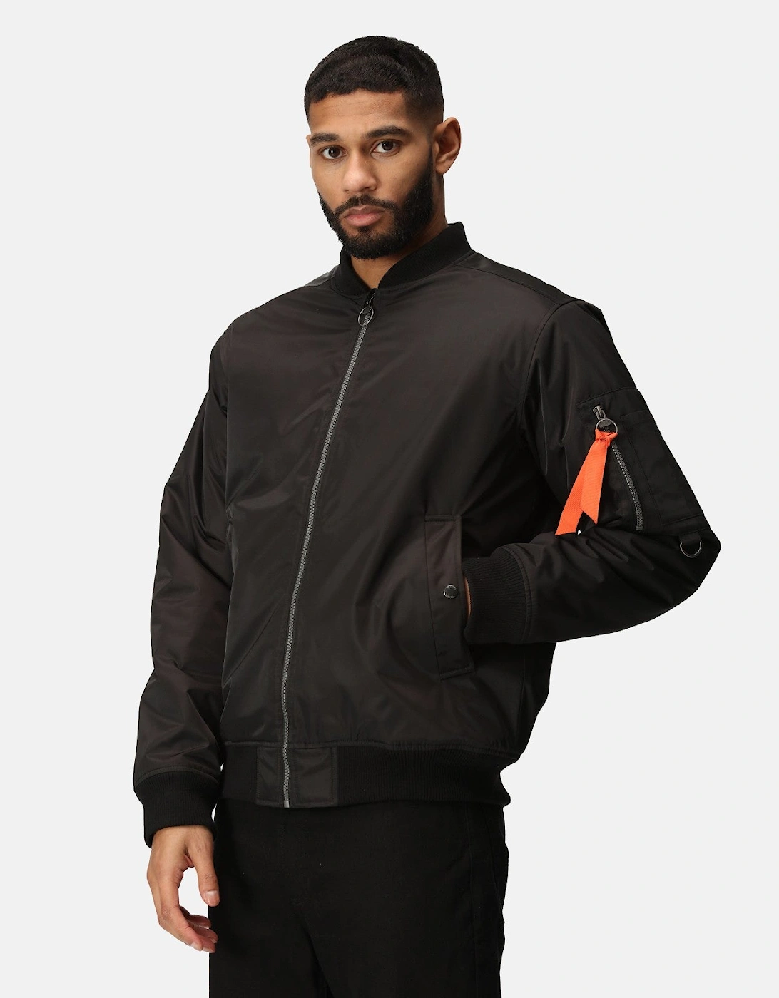 Professional Mens Pro Pilot Bomber Jacket, 2 of 1