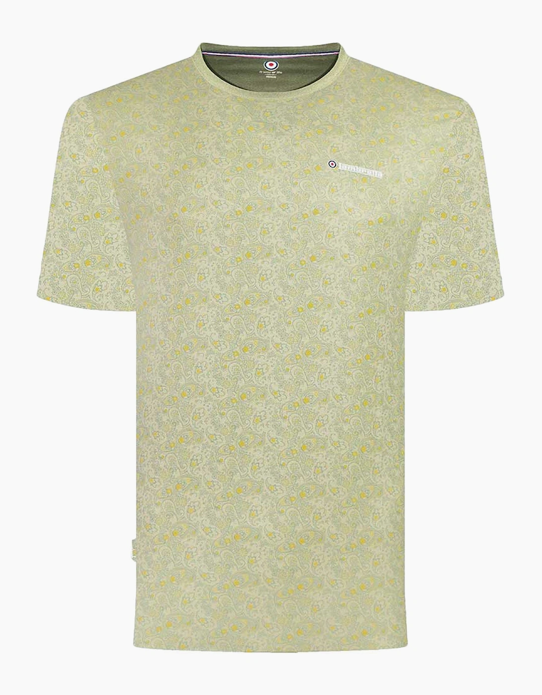 Mens Paisley AOP T-Shirt, 2 of 1