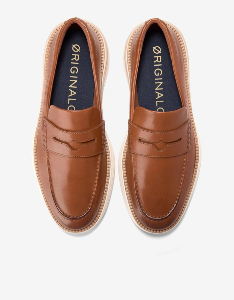 ØriginalGrand Horizon Leather Men's Tan Penny Loafers