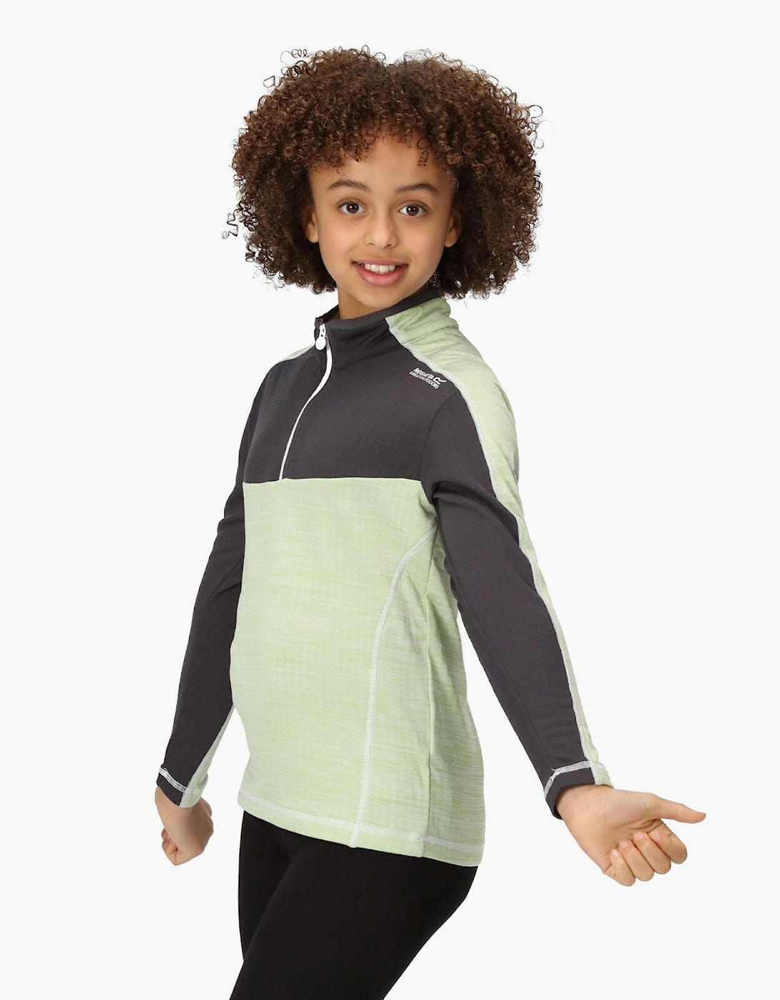 Kids Hewley Half Zip Fleece, 2 of 1