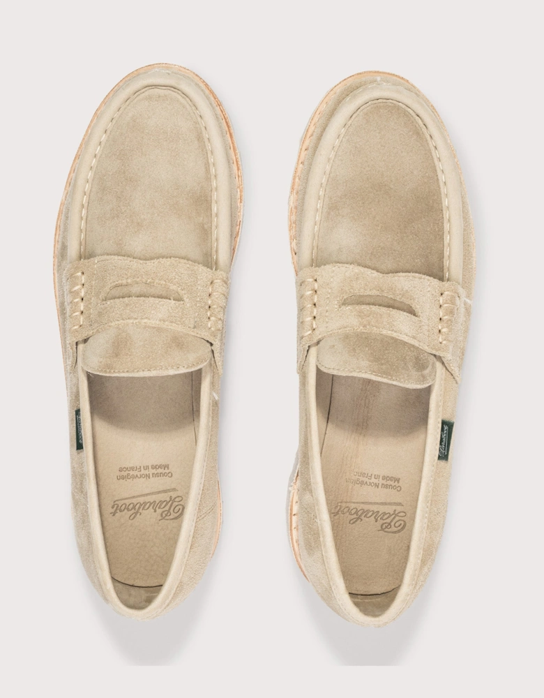 Nantes Suede Leather Moccasins