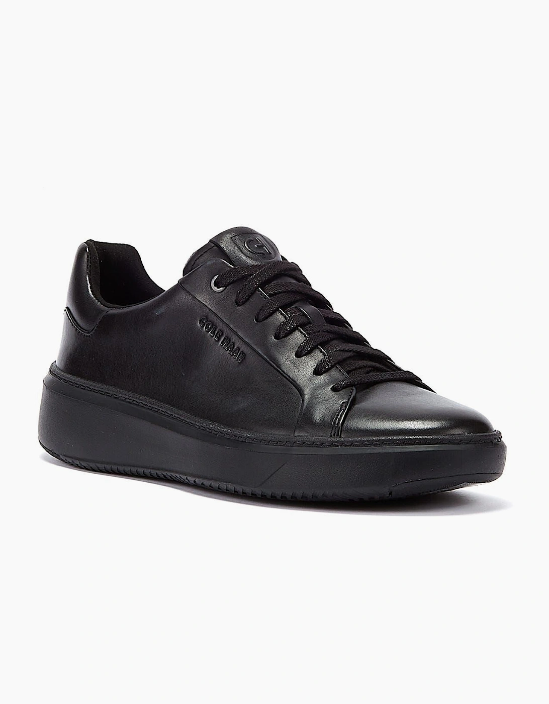 Grandprø Topspin Leather Men's Black Trainers