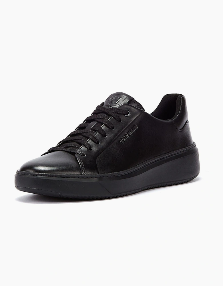 Grandprø Topspin Leather Men's Black Trainers