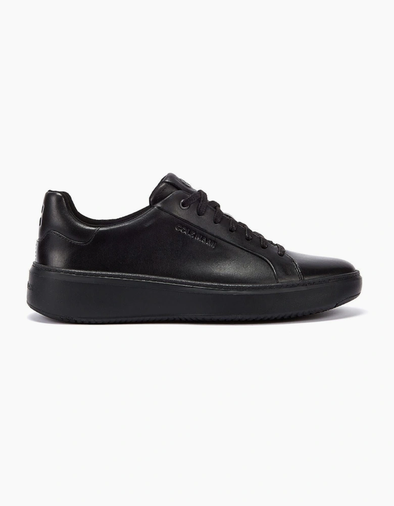 Grandprø Topspin Leather Men's Black Trainers