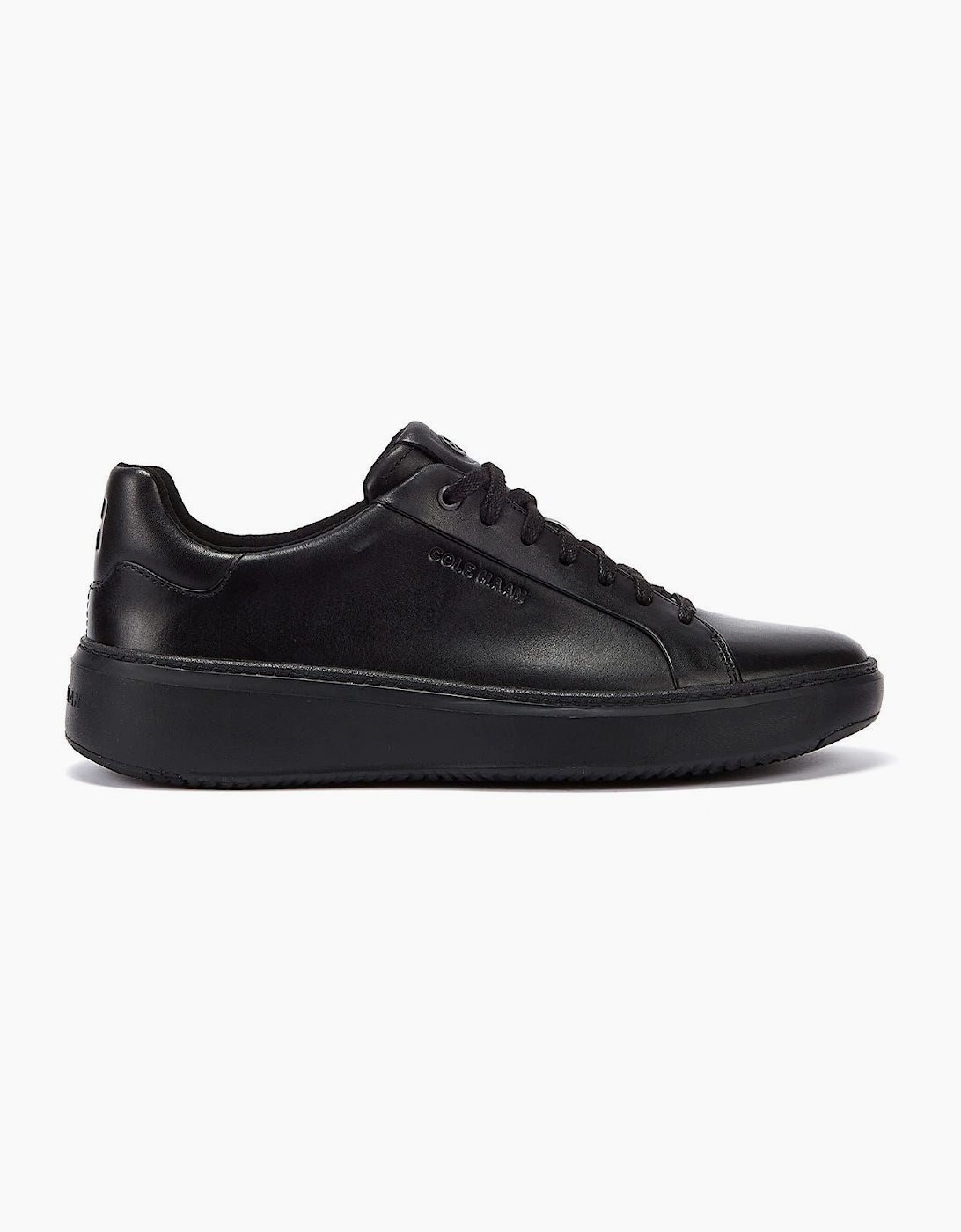 Grandprø Topspin Leather Men's Black Trainers