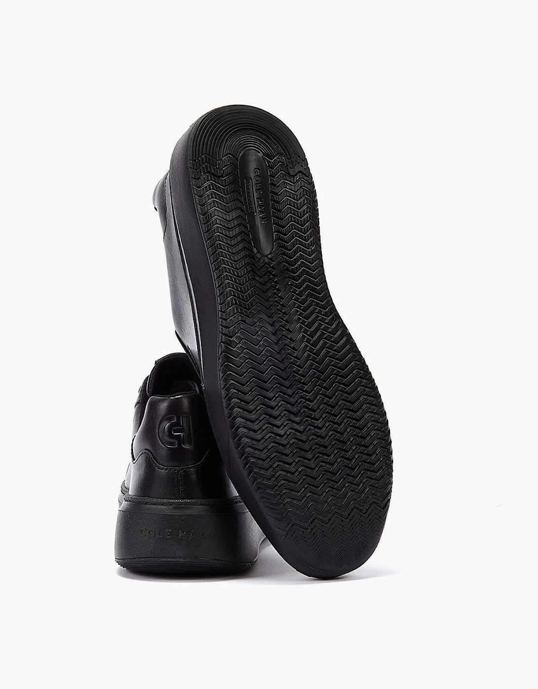 Grandprø Topspin Leather Men's Black Trainers